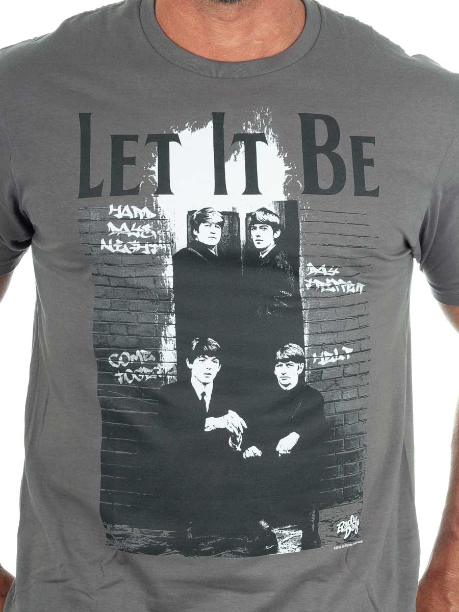 Beatles Let It Be T-shirt dark grey_4.JPG