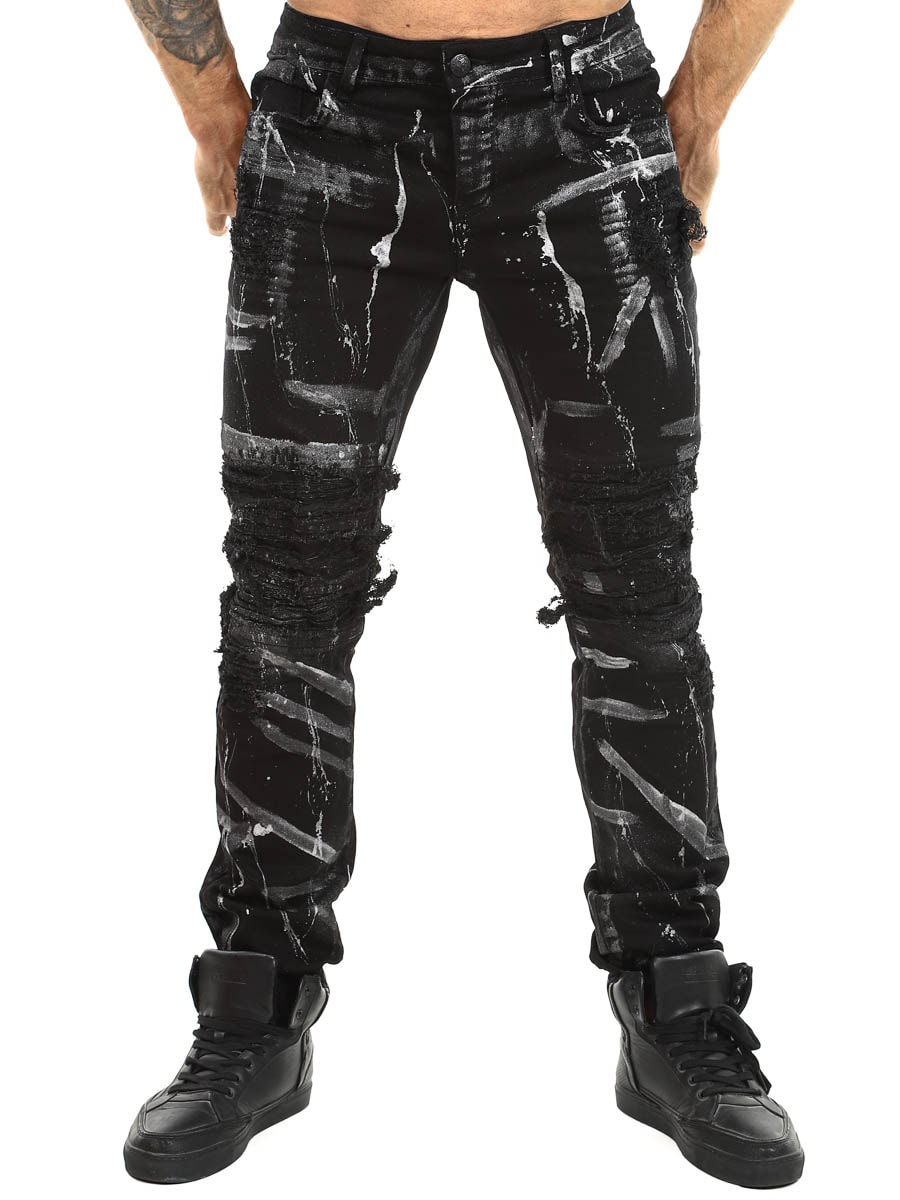 Beneli Kingz Jeans - Svart grey_1.jpg