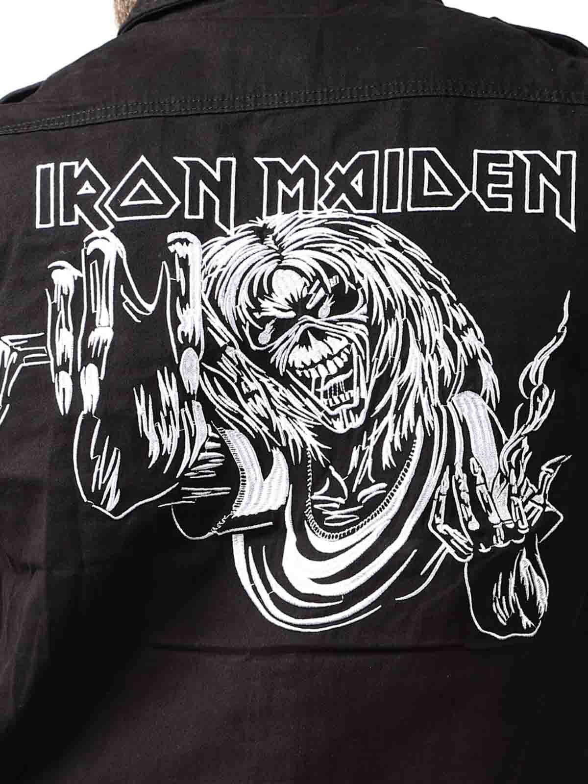 Iron Maiden Vintage Brandit Skjorta - Svart