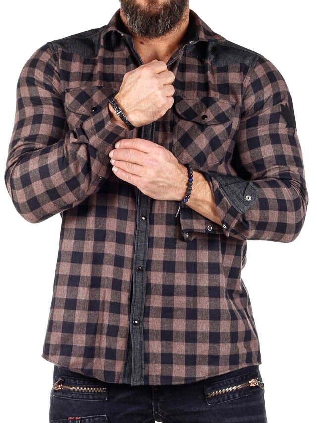 RD Lumberjack Skjorta - Brun/Svart