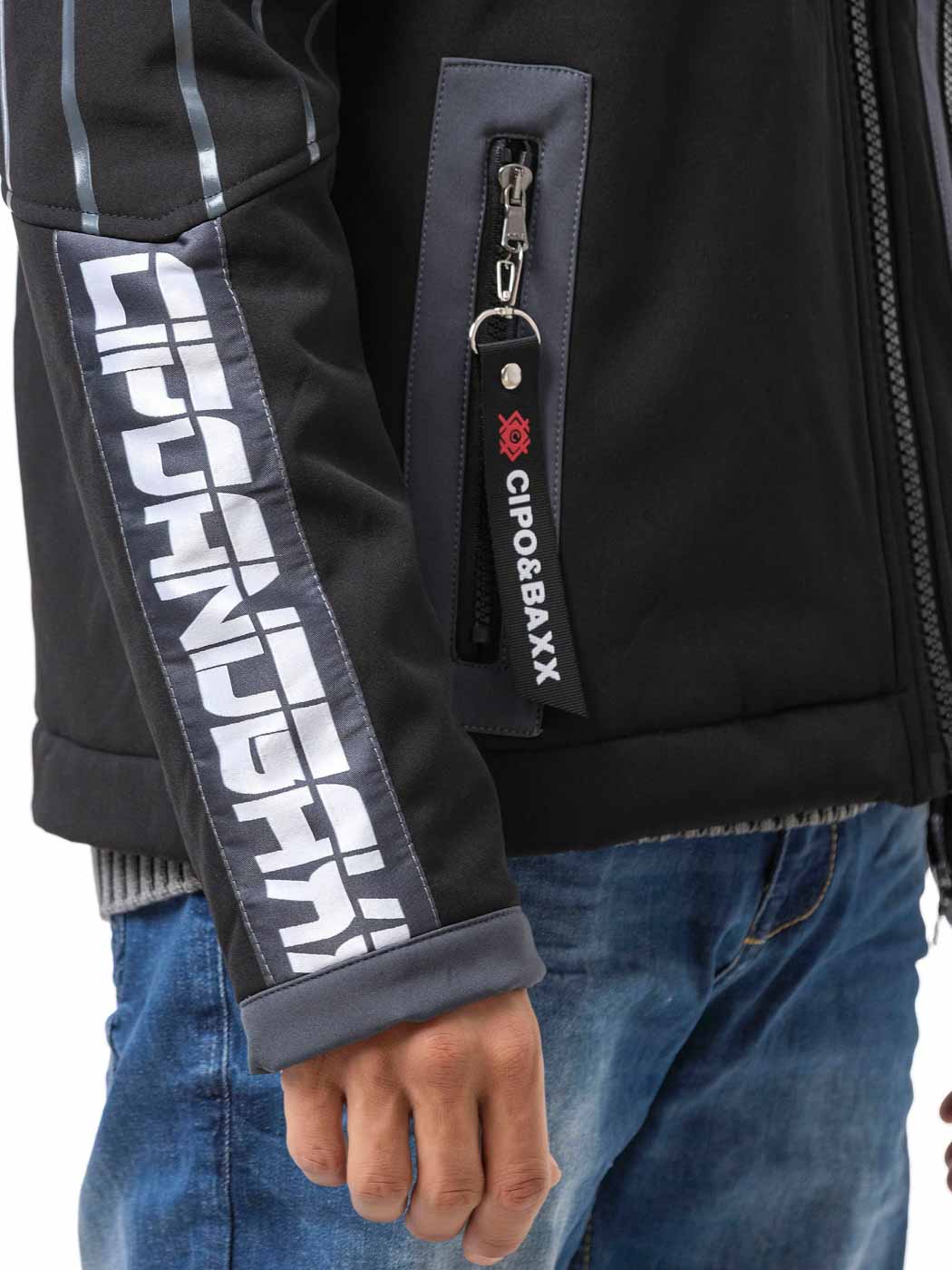 CM231 Ironclad Cipo Baxx PU Skinnjacka Grey 3.jpg