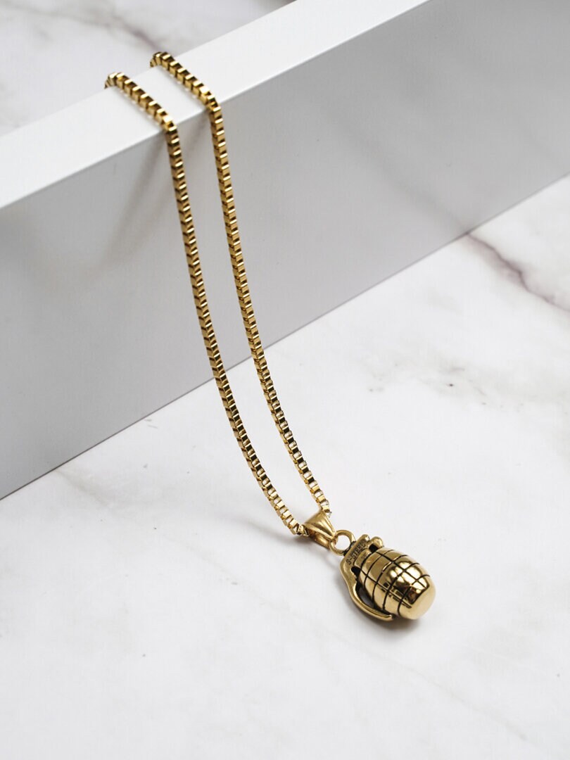 Grenade Halsband - Guld