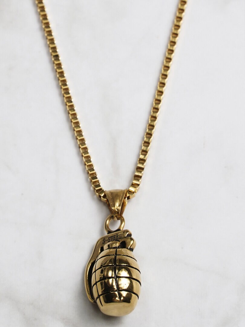Grenade Halsband - Guld