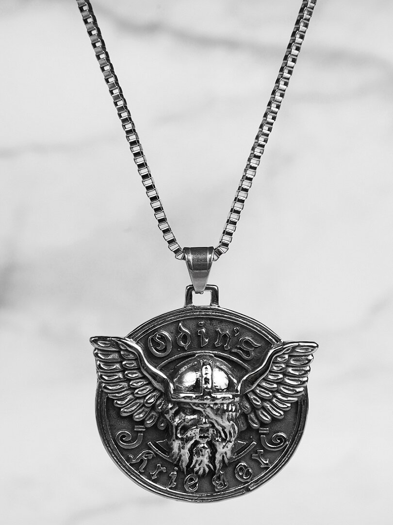 Odin´s Arieger Halsband - Silver