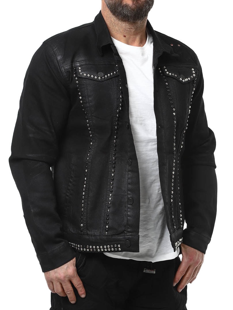 Cemixel Kingz Jeansjakke - Black_3.jpg