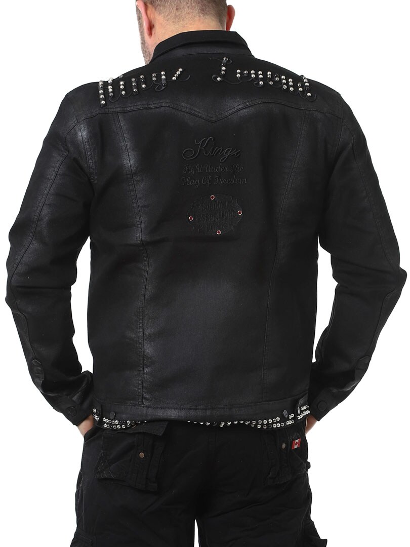 Cemixel Kingz Jeansjakke - Black_7.jpg