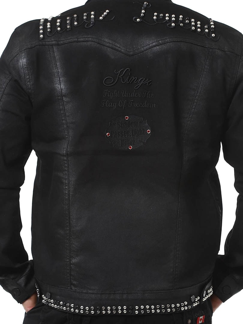 Cemixel Kingz Jeansjakke - Black_8.jpg