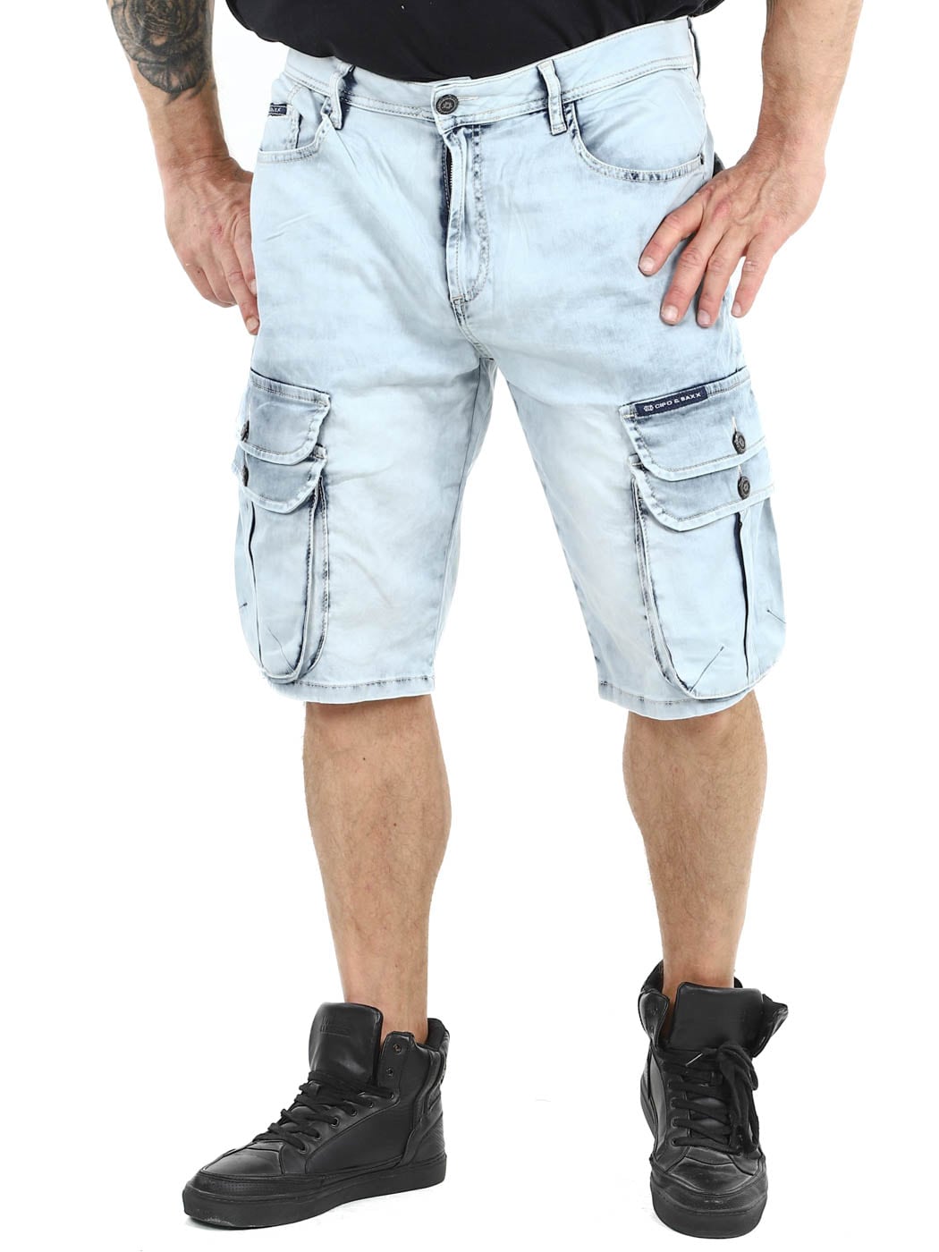 Cipo Baxx denim shorts CK306_3.jpg
