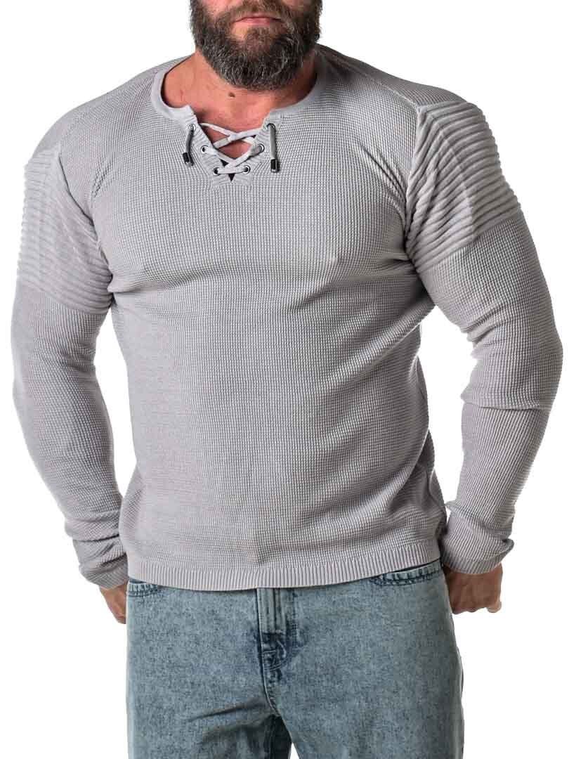 Steen Carisma Stickad Tröja - Grå