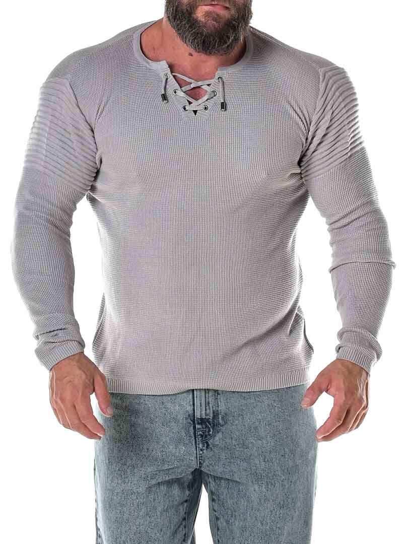 Steen Carisma Stickad Tröja - Grå