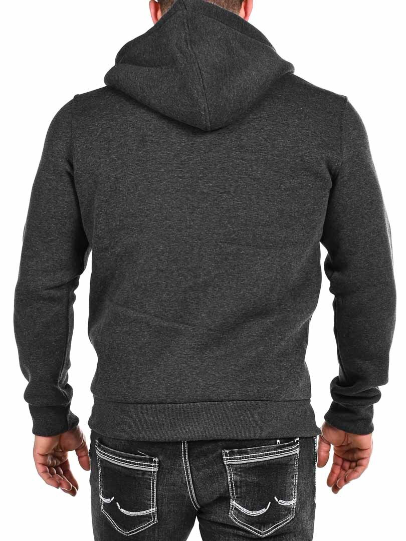 Zane Cipo & Baxx Zip Hoodie - Mörkgrå