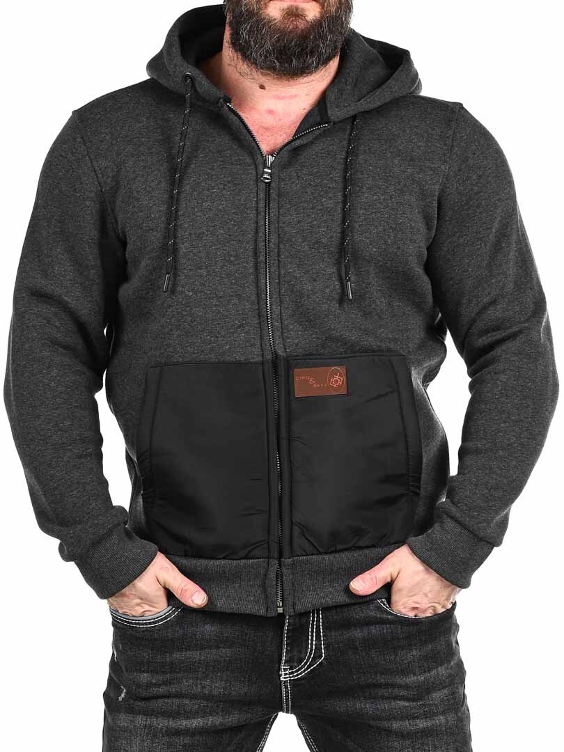 Zane Cipo & Baxx Zip Hoodie - Mörkgrå