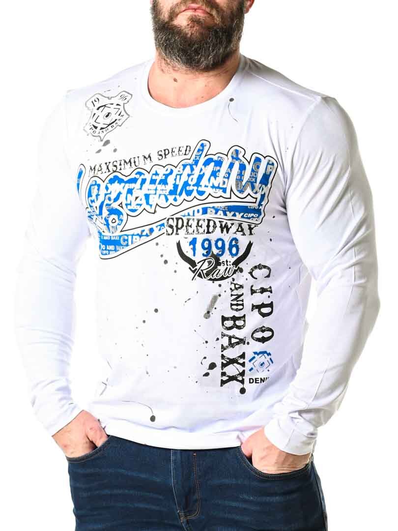Speedway Cipo & Baxx Longsleeve - Vit