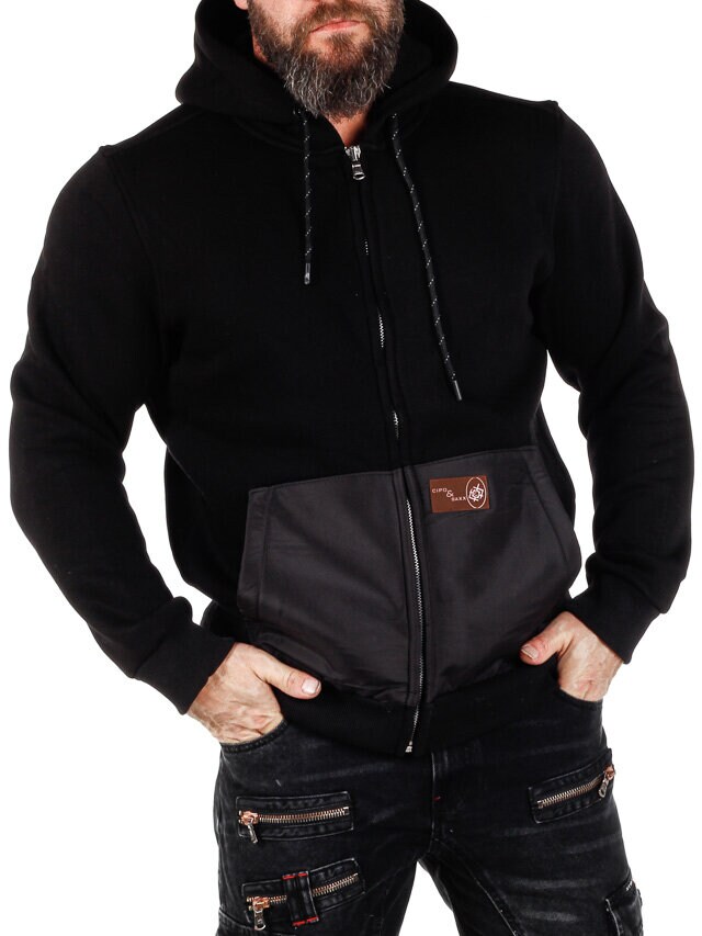Zane Cipo & Baxx Zip Hoodie - Svart