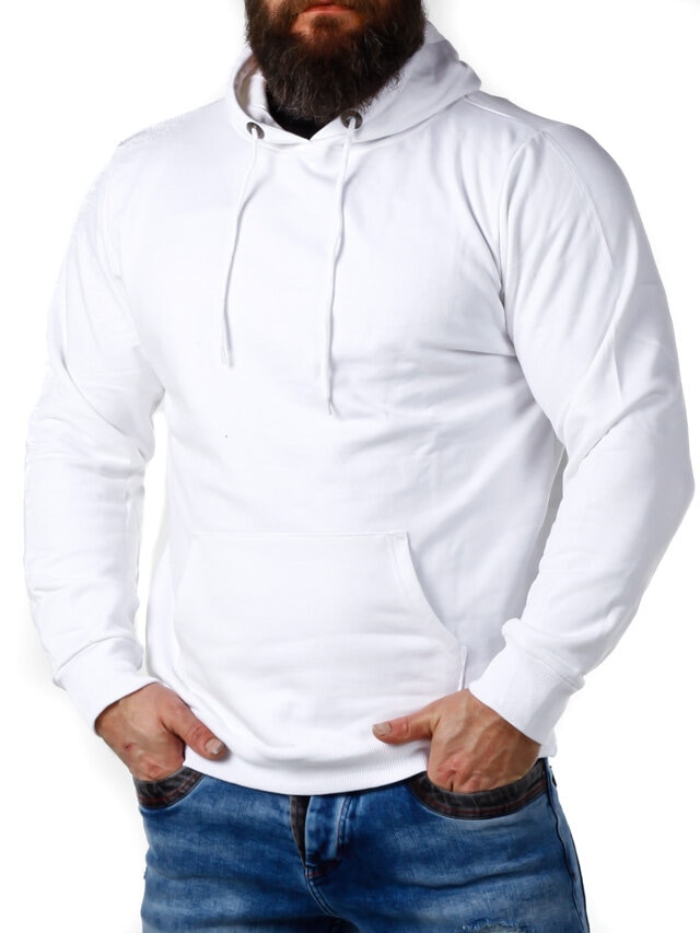 Basic Rusty Neal Hoodie - Vit