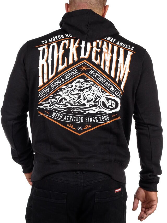 RD Waco Biker Hoodie - Svart