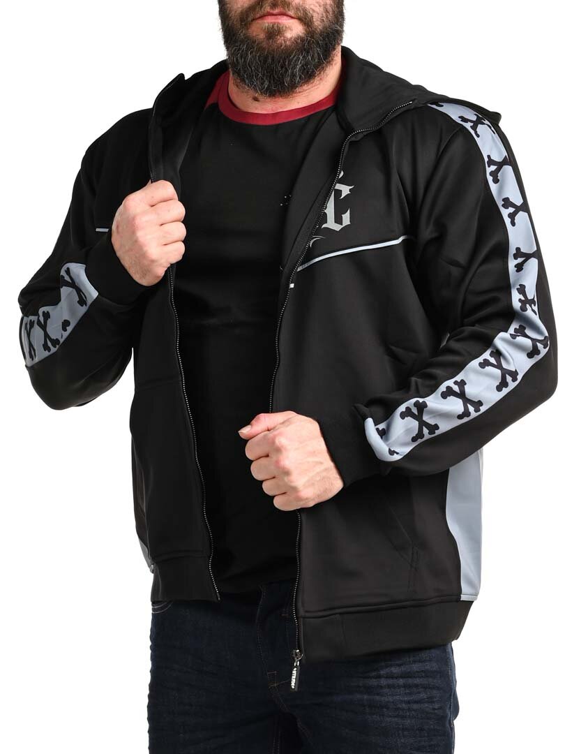 Hyraw Hostile Zip Hoodie - Svart
