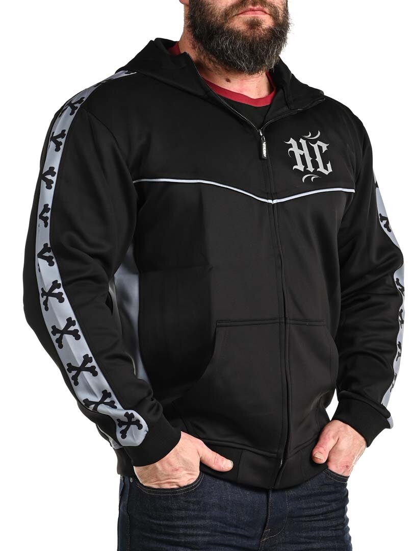Hyraw Hostile Zip Hoodie - Svart