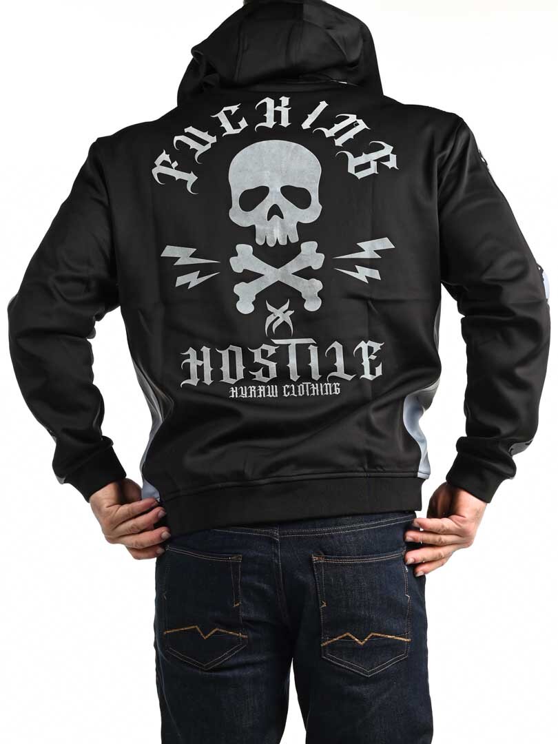 Hyraw Hostile Zip Hoodie - Svart