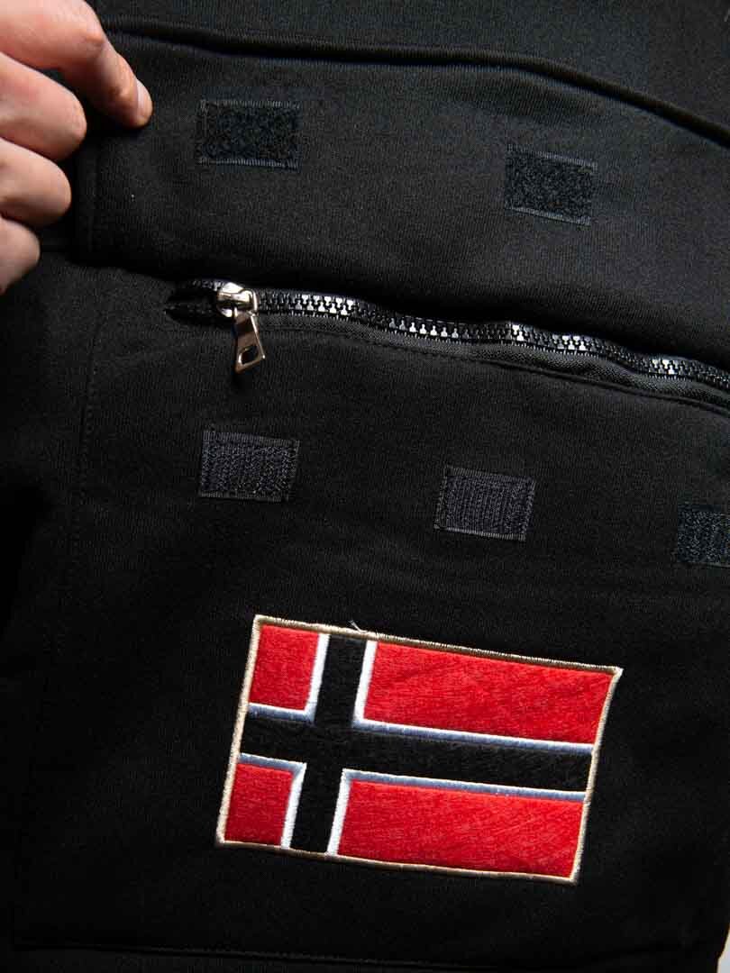 Gardon Geo Norway Hoodie - Svart