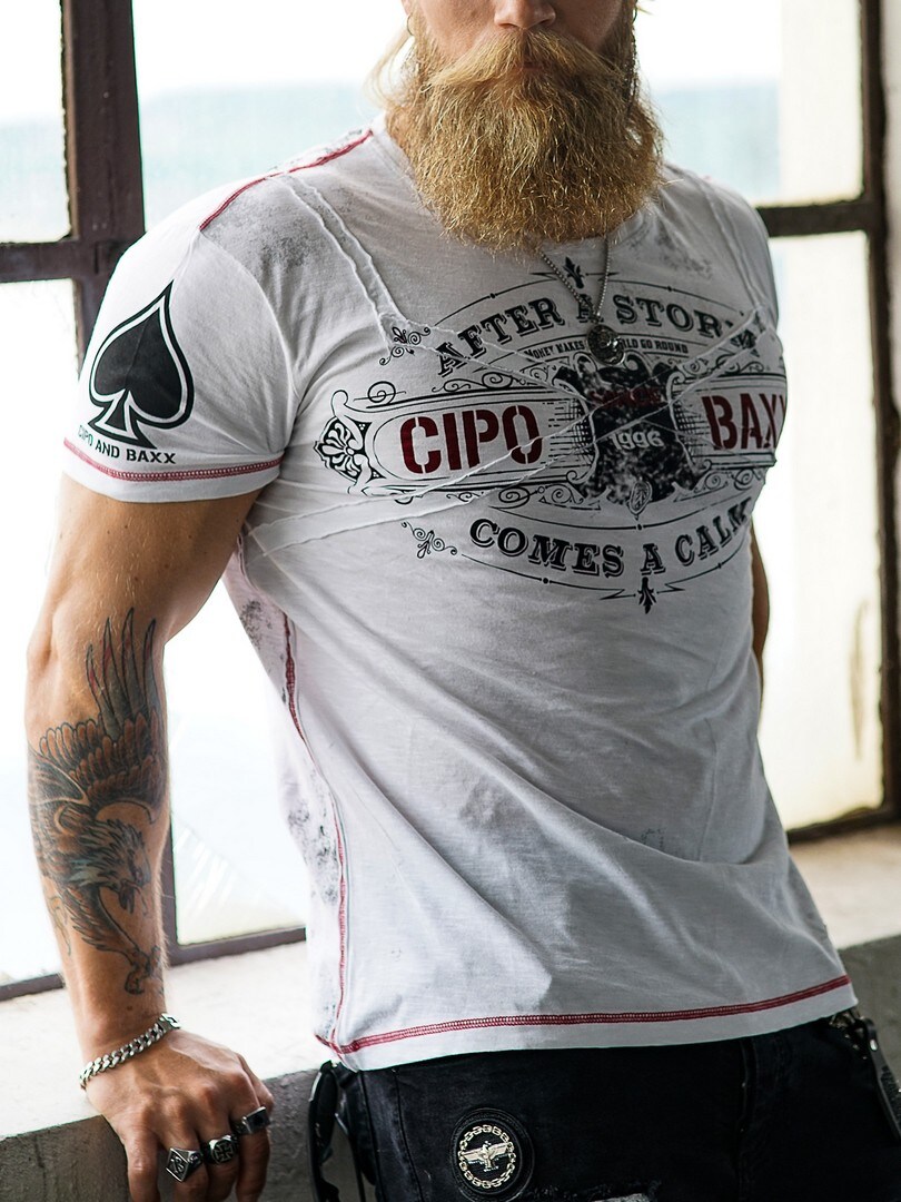 Vintage Cali Cipo & Baxx T-shirt - Vit