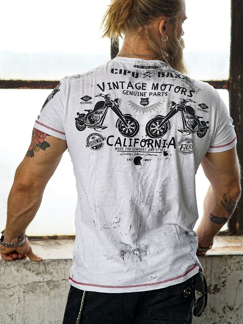 Vintage Cali Cipo & Baxx T-shirt - Vit