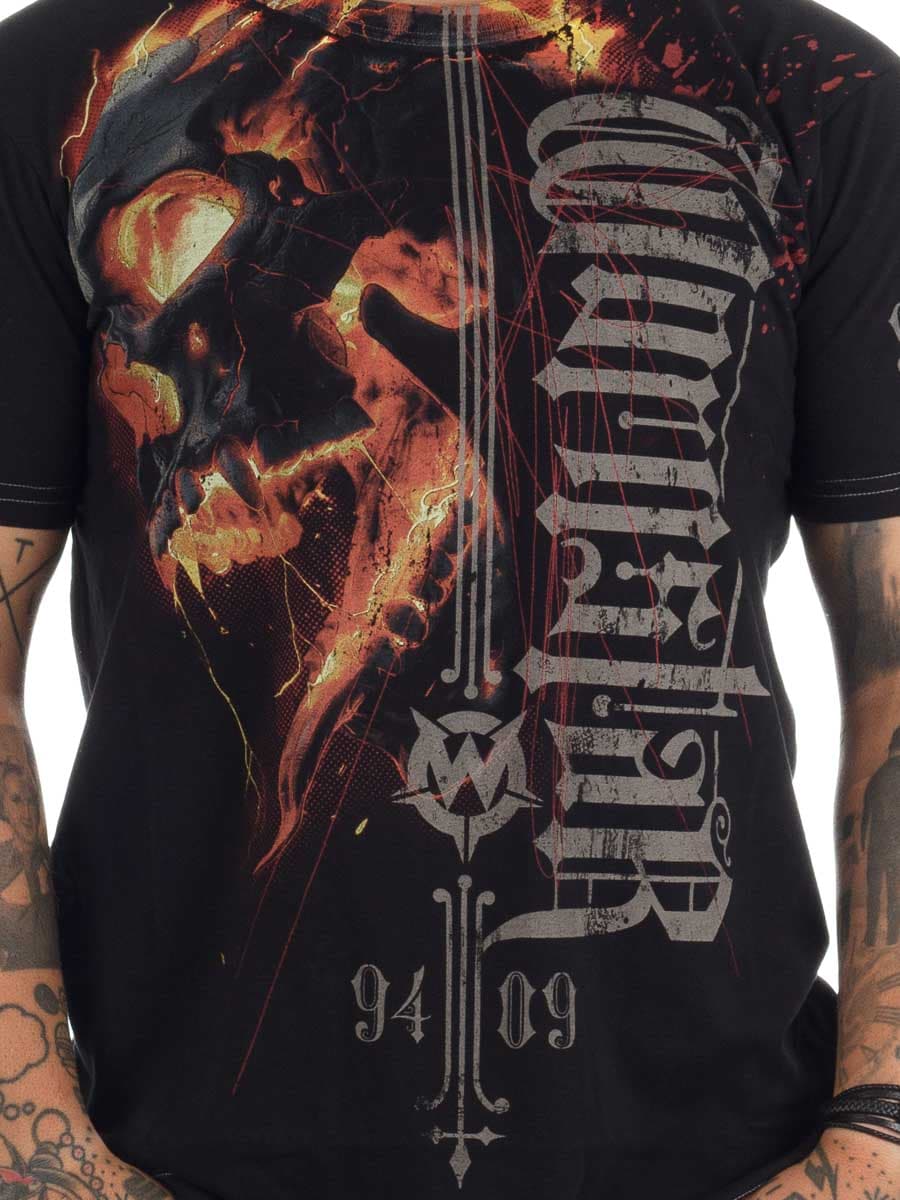 Downfall Wornstar T-shirt Black det_1.jpg