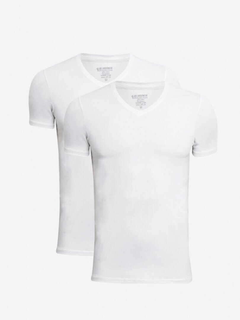 2-Pack JBS Bamboo V-neck T-shirt - Vit