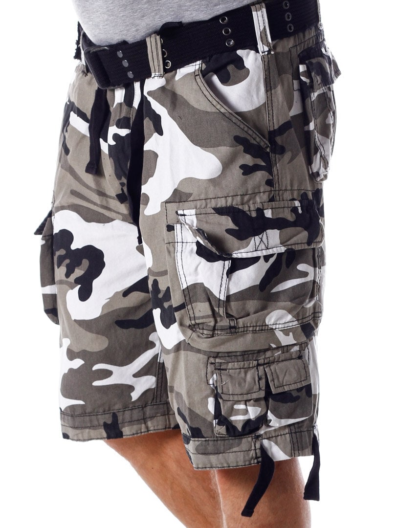 Brandit Savage Vintage Shorts - Vit/Camo