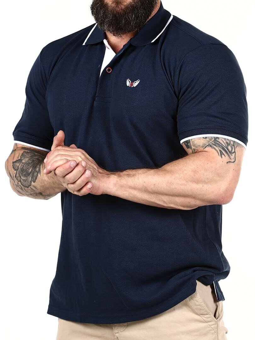 Ossian Carisma Piké - Mörkblå