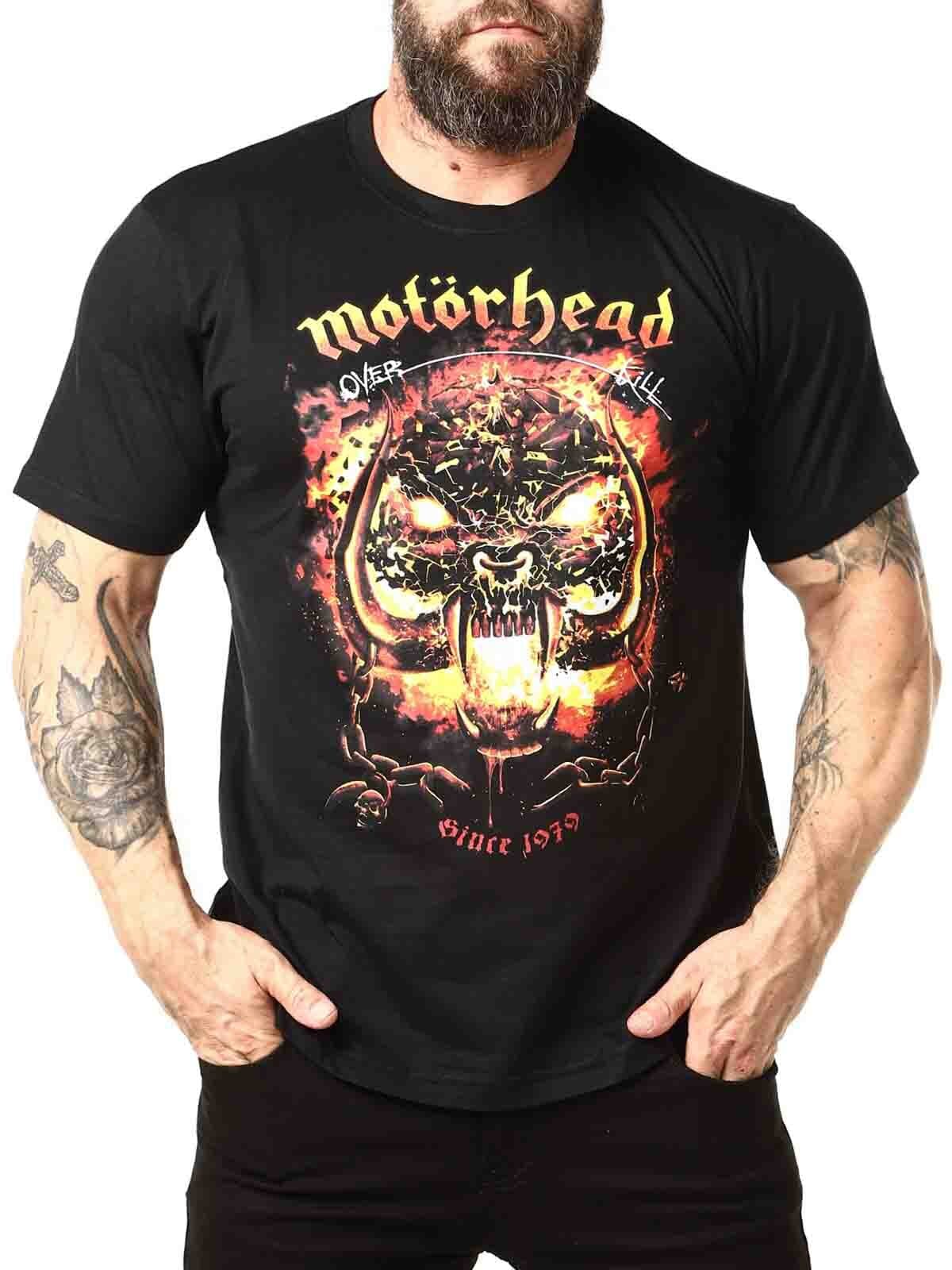 Motörhead Overkill Brandit T-shirt - Svart