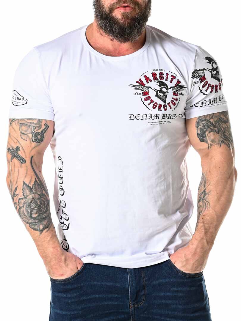 Varsity T-shirt - Vit