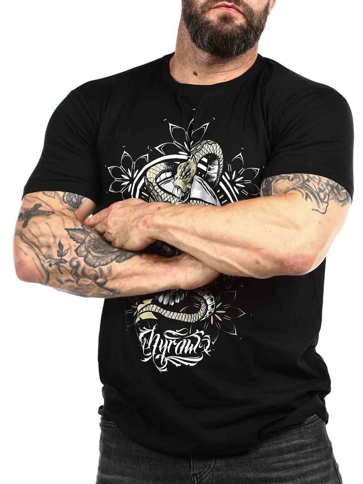 Hyraw Snake Of Death T-shirt - Svart