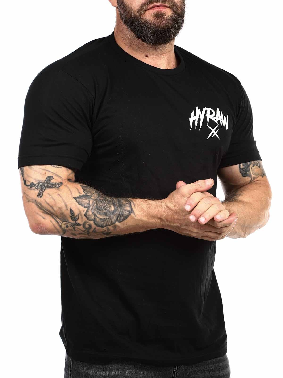 Hyraw Punks Not Dead T-shirt - Svart
