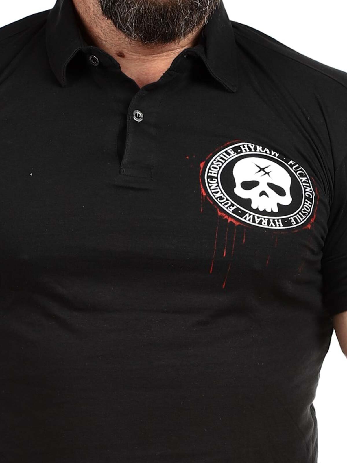 Hyraw Anti Social Club Piké - Svart