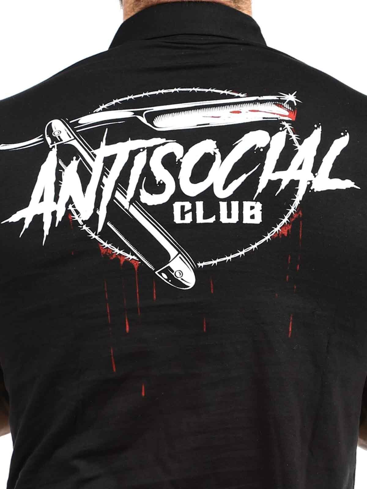 Hyraw Anti Social Club Piké - Svart