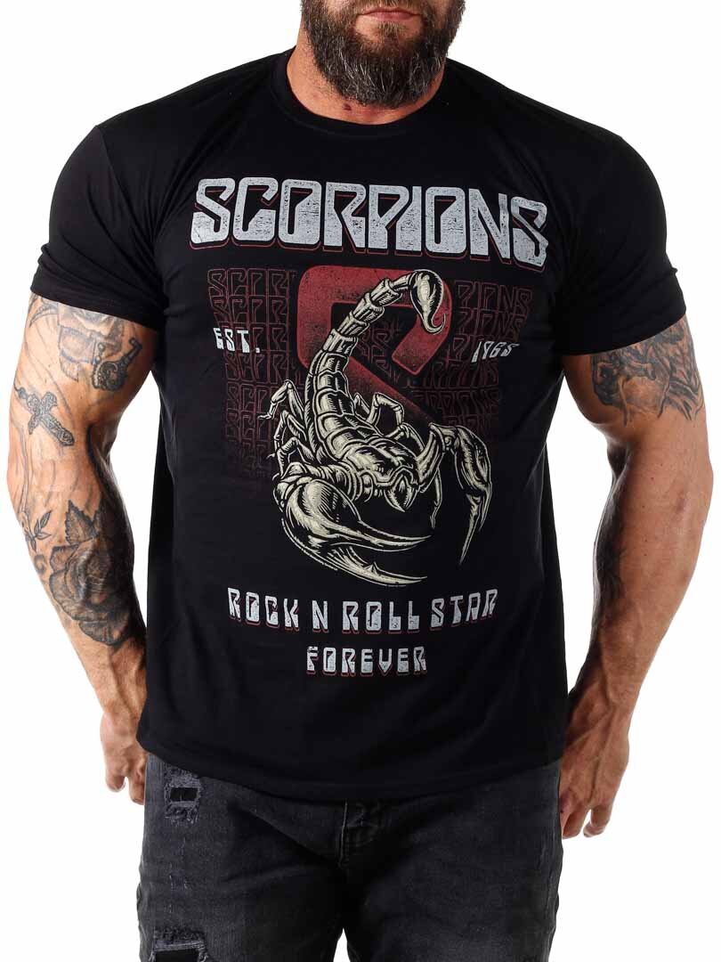 Scorpions Start Forever T-shirt - Svart