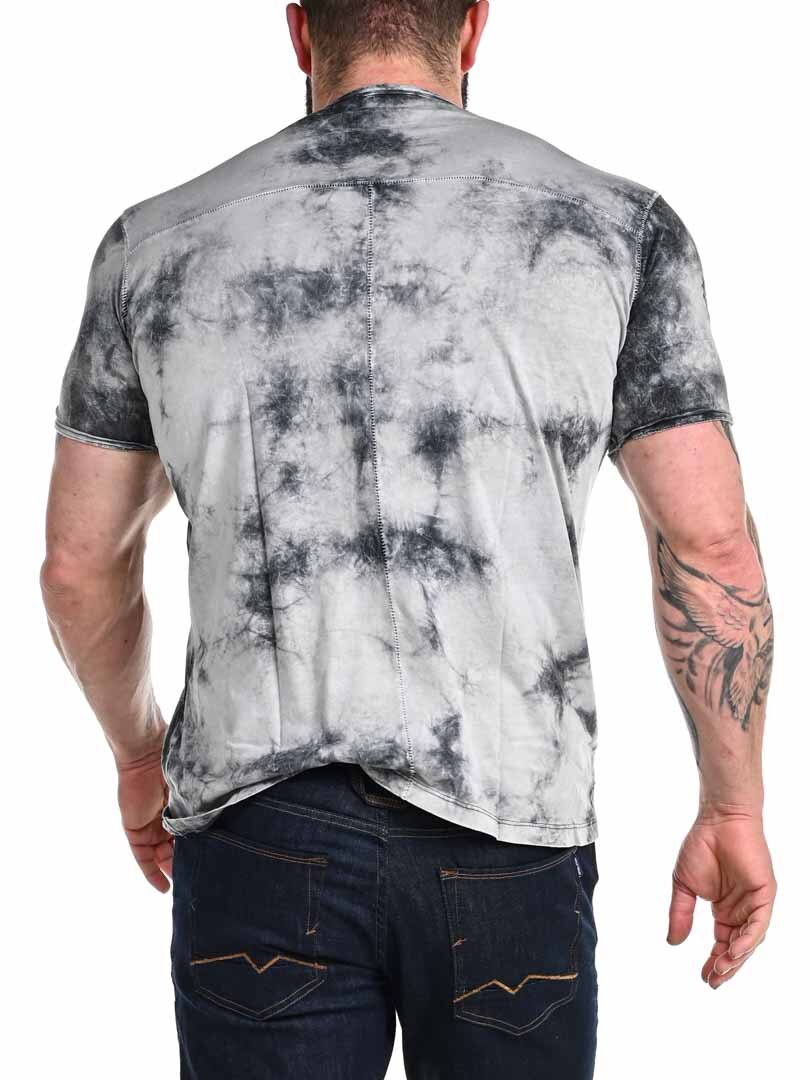 Baxtar T-shirt - Ljusgrå/Vit