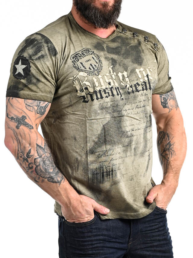 Shield T-shirt - Khaki/Svart
