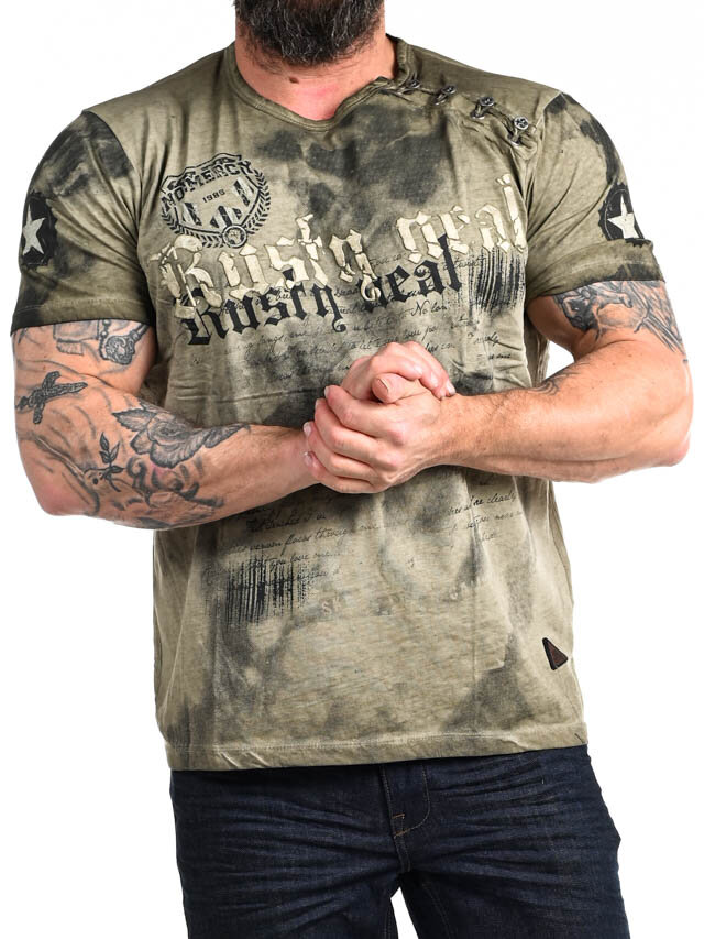 Shield T-shirt - Khaki/Svart