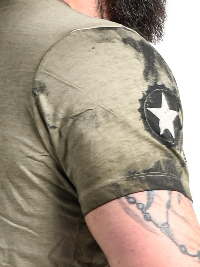Shield T-shirt - Khaki/Svart