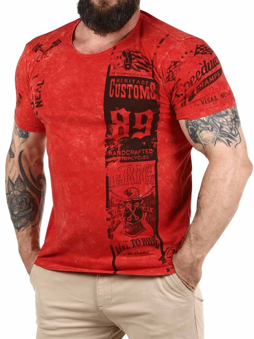 Fili Rusty Neal T-shirt - Röd