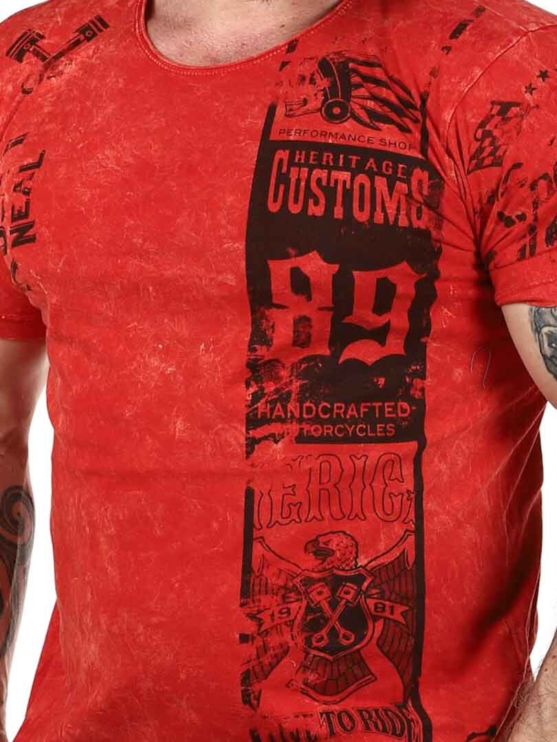 Fili Rusty Neal T-shirt - Röd