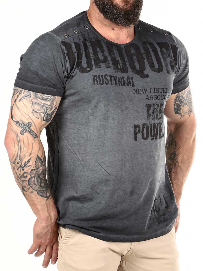 Power Rusty Neal T-shirt - Mörkgrå