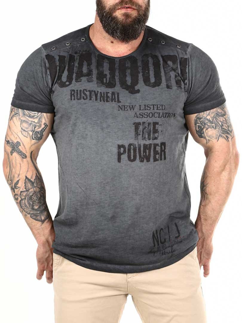 Power Rusty Neal T-shirt - Mörkgrå