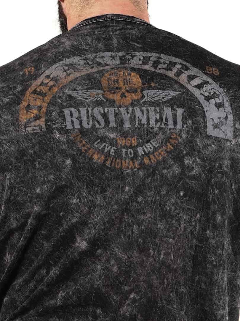 Denzel Rusty Neal T-shirt - Mörkgrå