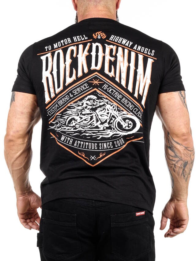 RD Biker T-shirt - Svart