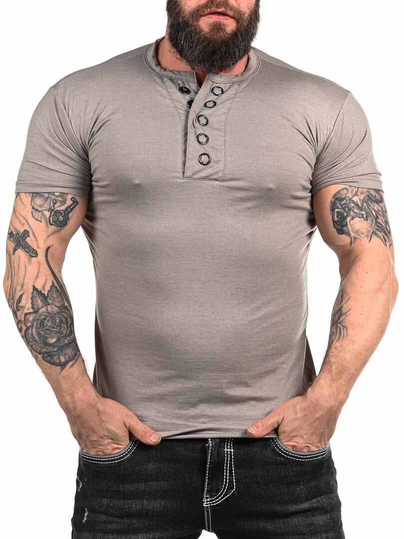RD Button T-shirt - Grå