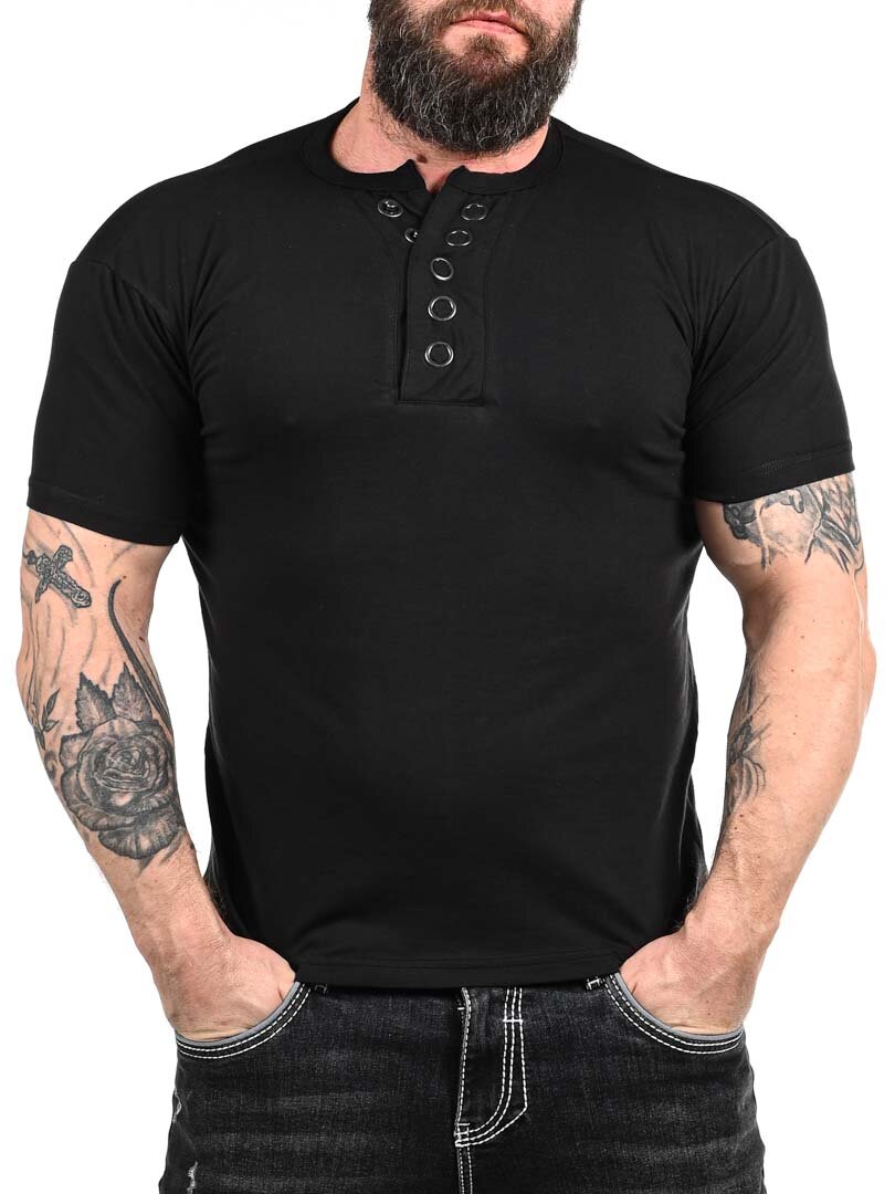 RD Button T-shirt - Svart