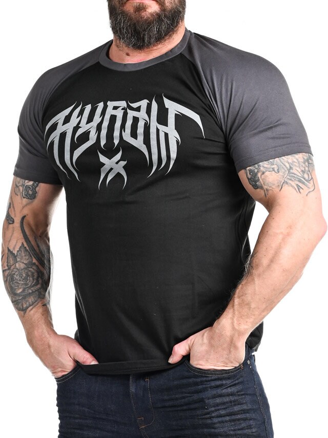 Hyraw Born Bad T-shirt - Svart/Grå